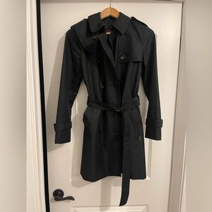 Black Coach Trench Coat in XS